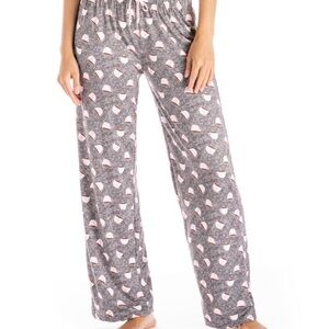 Gray and Pink Lounge Pants by Hello Mello